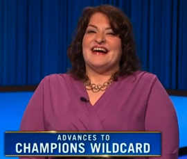 Jilana Cotter, today's Jeopardy! winner (for the September 29, 2023 game.)