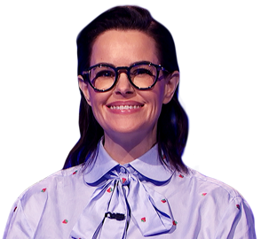 Emily Hampshire on Jeopardy!