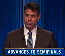 Aaron Craig, today's Jeopardy! winner (for the October 31, 2023 game.)