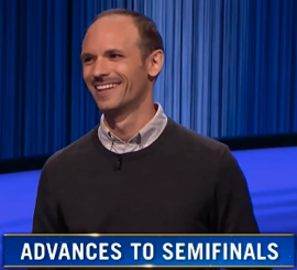 Dane Reighard, today's Jeopardy! winner (for the October 2, 2023 gqme.)