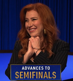Lisa Ann Walter, today's Celebrity Jeopardy! winner (for the October 4, 2023 game.)
