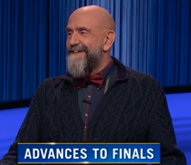Dennis Chase, today's Jeopardy! winner (for the November 24, 2023 game.)