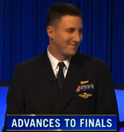 Greg Czaja, today's Jeopardy! winner (for the December 27, 2023 game.)