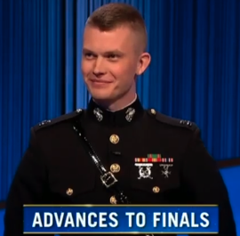 Tyler Vandenberg, today's Jeopardy! winner (for the December 13, 2023 game.)