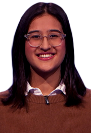 Sophia Weng on Jeopardy!