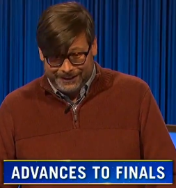 Andy Tirrell, today's Jeopardy! winner (for the January 29, 2024 game.)