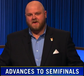 Michael Menkhus, today's Jeopardy! winner (for the January 26, 2024 game.)