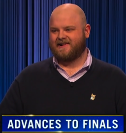 Michael Menkhus, today's Jeopardy! winner (for the January 31, 2024 game.)