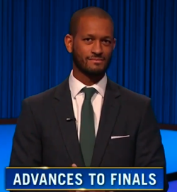 Randall Rayford, today's Jeopardy! winner (for the January 3, 2024 game.)