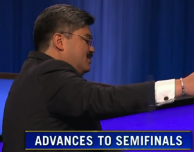 Luigi de Guzman, today's Jeopardy! winner (for the July 30, 2024 game.)