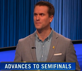 Taylor Clagett, today's Jeopardy! winner (for the February 7, 2024 game.)