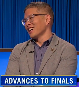 Ben Chan, today's Jeopardy! winner (for the March 7, 2024 game.)