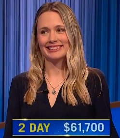 Alison Betts, today's Jeopardy! winner (for the April 12, 2024 game.)