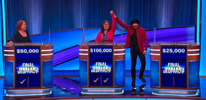 Victoria Groce, today's Jeopardy! winner (for the September 6, 2024 game.)