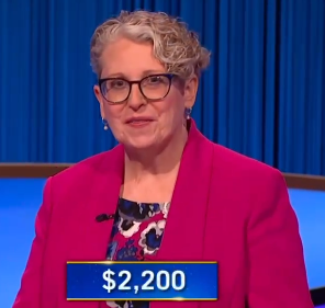 Lee Wilkins, today's Jeopardy! winner (for the April 10, 2024 game.)