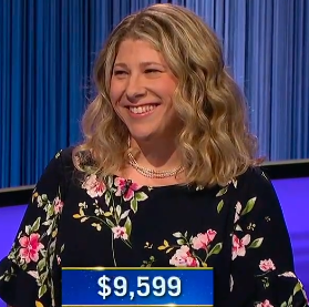 Allison Gross, today's Jeopardy! winner (for the May 7, 2024 game.)
