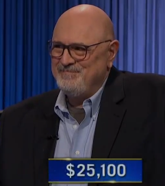 Chris D'Amico, today's Jeopardy! winner (for the May 21, 2024 game.)