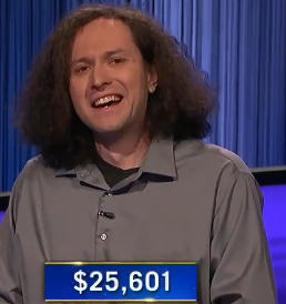 Grant DeYoung, today's Jeopardy! winner (for the May 15, 2024 game.)
