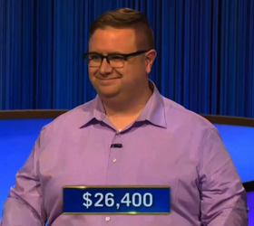 Matthew Smith, today's Jeopardy! winner (for the May 6, 2024 game.)