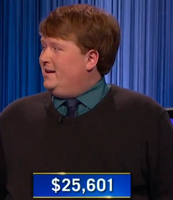 Will Stewart, today's Jeopardy! winner (for the May 10, 2024 game.)