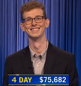 Drew Basile, today's Jeopardy! winner (for the June 24, 2024 game.)