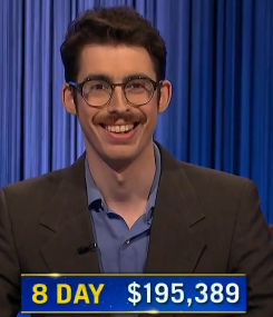 Isaac Hirsch, today's Jeopardy! winner (for the July 12, 2024 game.)