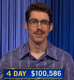 Isaac Hirsch, today's Jeopardy! winner (for the July 8, 2024 game.)