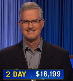 Jay Fisher, today's Jeopardy! winner (for the September 6-7, 2025 game.)