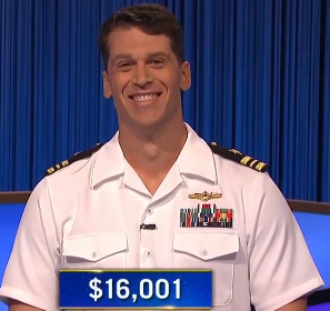 Adam Reiffen, today's Jeopardy! winner (for the September 9, 2024 game.)