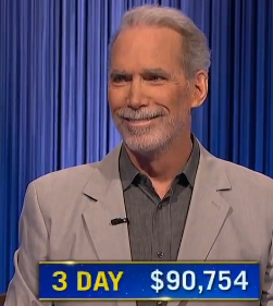 David Erb, today's Jeopardy! winner (for the September 25, 2024 game.)