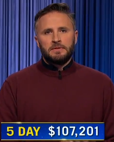 Mark Fitzpatrick, today's Jeopardy! winner (for the October 10, 2024 game.)
