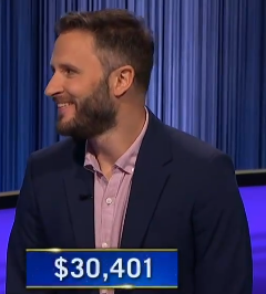 Mark Fitzpatrick, today's Jeopardy! winner (for the October 4, 2024 game.)