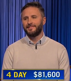 Mark Fitzpatrick, today's Jeopardy! winner (for the October 9, 2024 game.)