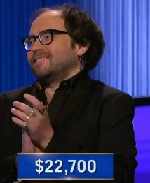 Tristan Brown, today's Jeopardy! winner (for the October 21, 2024 game.)