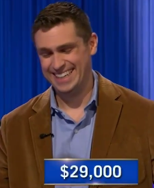 Adam Hersh, today's Jeopardy! winner (for the November 22, 2024 game.)