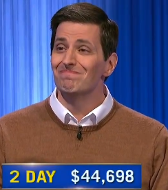 Joey DeSena, today's Jeopardy! winner (for the November 12, 2024 game.)