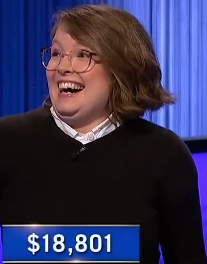 Laurel Day, today's Jeopardy! winner (for the November 28, 2024 game.)