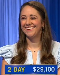 Ashley Chan, today's Jeopardy! winner (for the December 13, 2024 game.)