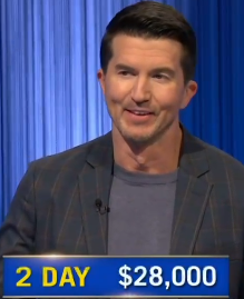 Bill McKinney, today's Jeopardy! winner (for the December 10, 2024 game.)
