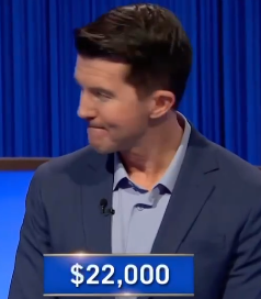 Bill McKinney, today's Jeopardy! winner (for the December 9, 2024 game.)