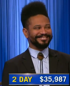 Stevie Ruiz, today's Jeopardy! winner (for the December 4, 2024 game.)