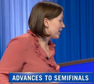 Amy Hummel, today's Jeopardy! winner (for the July 29, 2025 game.)