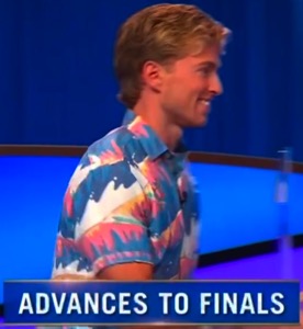 Drew Goins, today's Jeopardy! winner (for the January 20, 2025 game.)