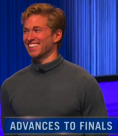 Drew Goins, today's Jeopardy! winner (for the January 6, 2025 game.)