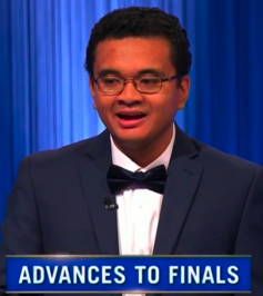 Enzo Cunanan, today's Jeopardy! winner (for the January 7, 2025 game.)