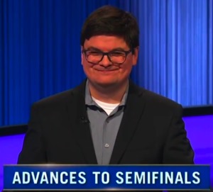 Evan Dorey, today's Jeopardy! winner (for the January 14, 2025 game.)