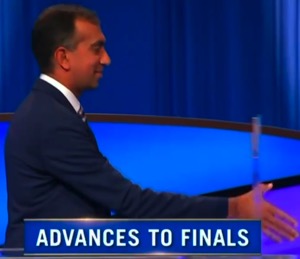 Mehal Shah, today's Jeopardy! winner (for the January 22, 2025 game.)