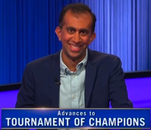 Mehal Shah, today's Jeopardy! winner (for the January 24, 2025 game.)