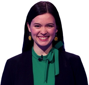 Claire Sattler on Jeopardy!