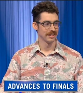 Isaac Hirsch, today's Jeopardy! winner (for the August 6, 2025 game.)